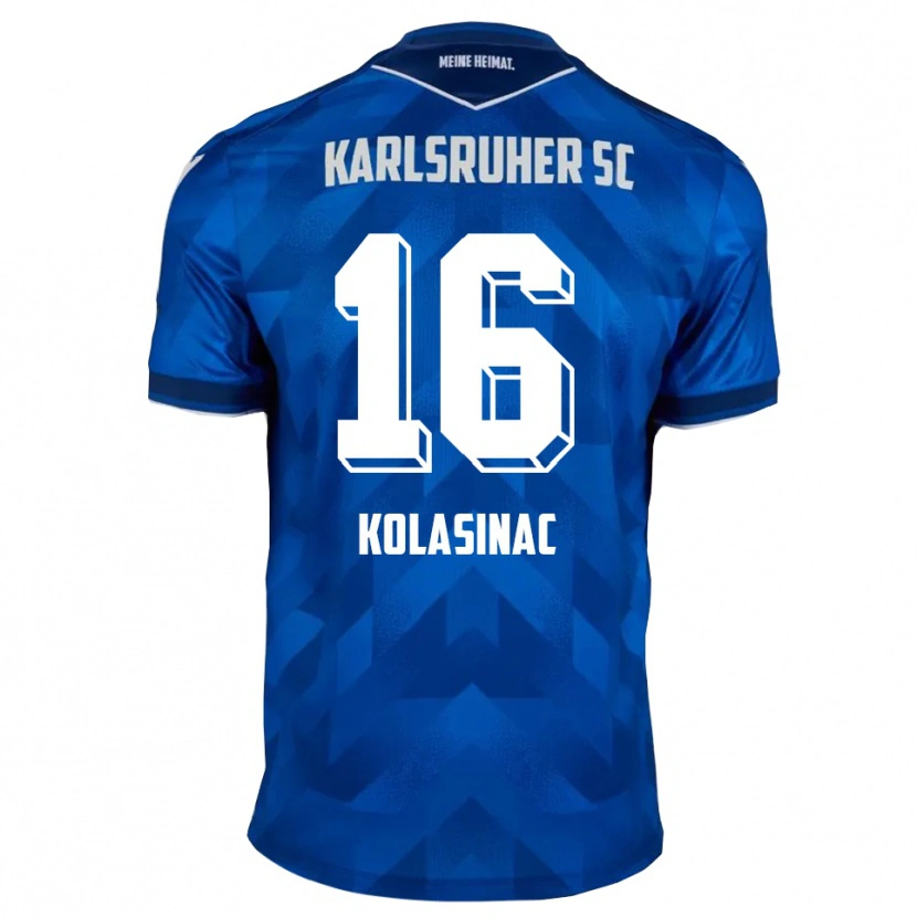 Danxen Kinder Ajdin Kolasinac #16 Blau Weiß Heimtrikot Trikot 2025/26 T-Shirt Schweiz
