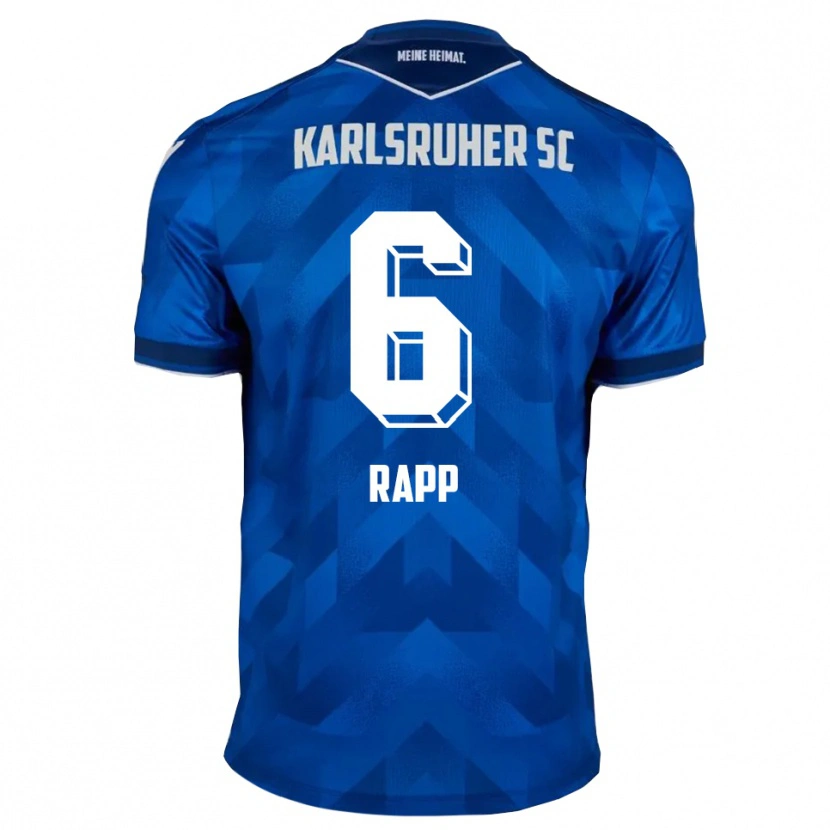 Danxen Kinder Nicolai Rapp #6 Blau Weiß Heimtrikot Trikot 2025/26 T-Shirt Schweiz