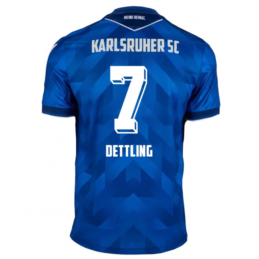 Danxen Kinder Luis Dettling #7 Blau Weiß Heimtrikot Trikot 2025/26 T-Shirt Schweiz