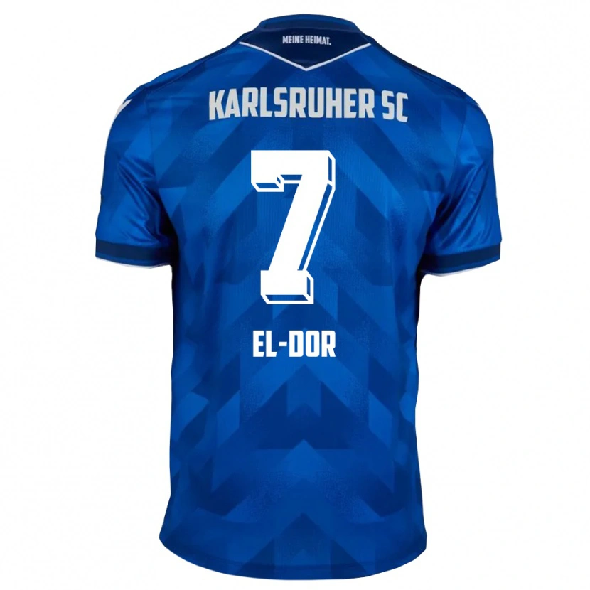 Danxen Kinder Bassem El-Dor #7 Blau Weiß Heimtrikot Trikot 2025/26 T-Shirt Schweiz