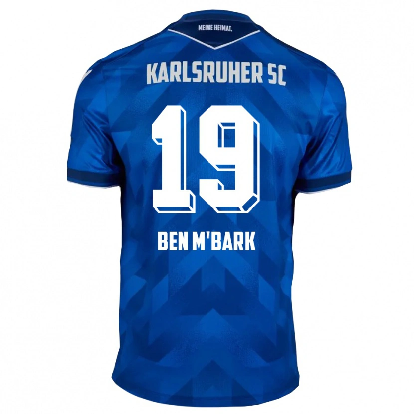 Danxen Kinder Mohamed Ben M'bark #19 Blau Weiß Heimtrikot Trikot 2025/26 T-Shirt Schweiz