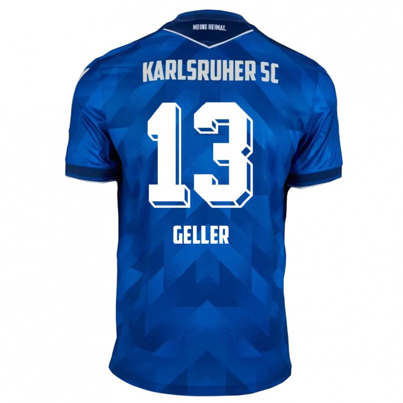 Danxen Kinder Robert Geller #13 Blau Weiß Heimtrikot Trikot 2025/26 T-Shirt Schweiz