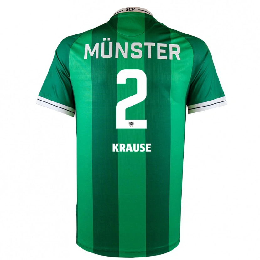 Danxen Kinder Moritz Krause #2 Grün Weiß Heimtrikot Trikot 2025/26 T-Shirt Schweiz