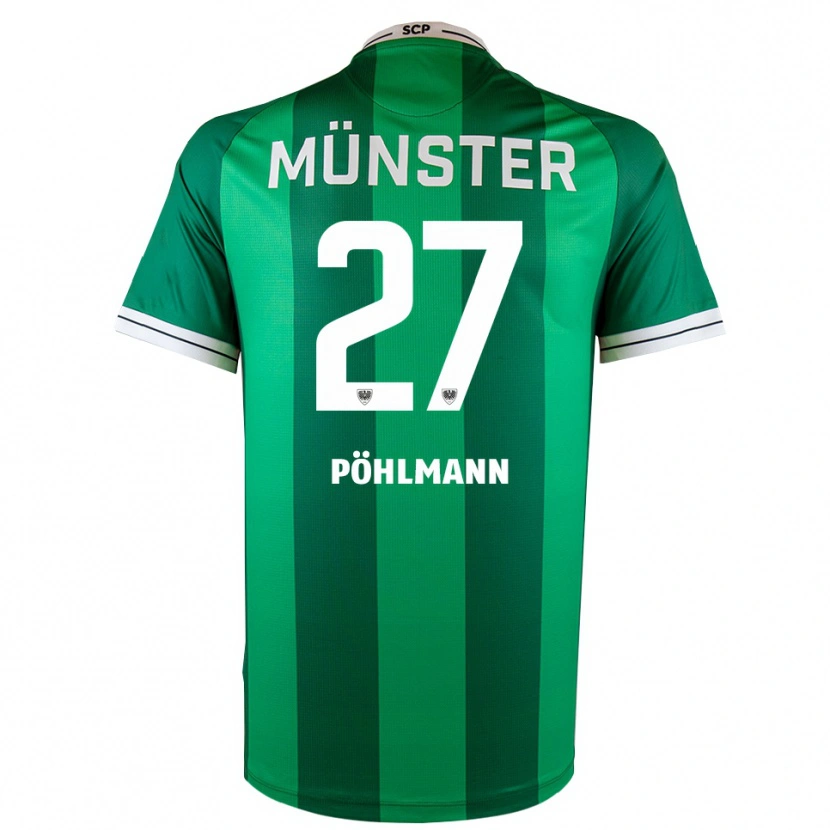 Danxen Kinder Phil Pöhlmann #27 Grün Weiß Heimtrikot Trikot 2025/26 T-Shirt Schweiz