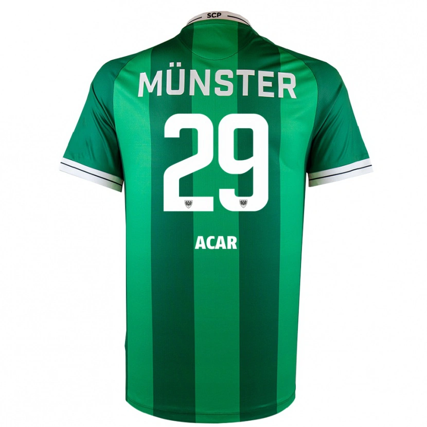Danxen Kinder Ryan Acar #29 Grün Weiß Heimtrikot Trikot 2025/26 T-Shirt Schweiz
