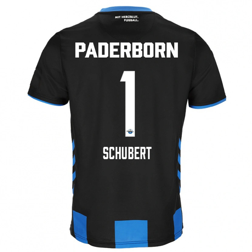 Danxen Kinder Markus Schubert #1 Schwarz Blau Heimtrikot Trikot 2025/26 T-Shirt Schweiz
