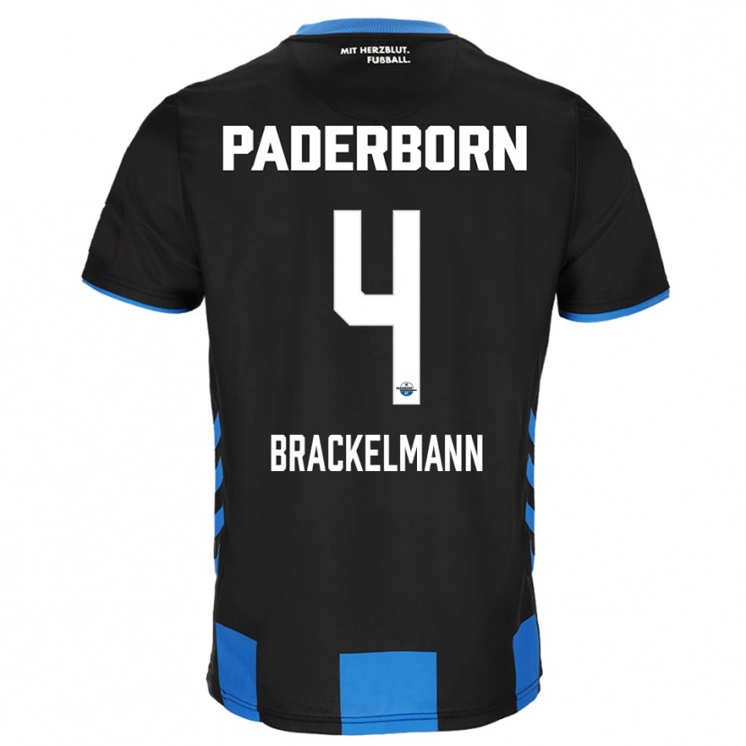 Danxen Kinder Calvin Brackelmann #4 Schwarz Blau Heimtrikot Trikot 2025/26 T-Shirt Schweiz
