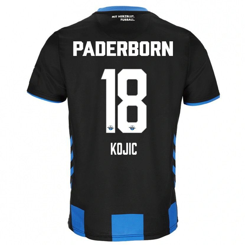 Danxen Kinder Stanko Kojic #18 Schwarz Blau Heimtrikot Trikot 2025/26 T-Shirt Schweiz