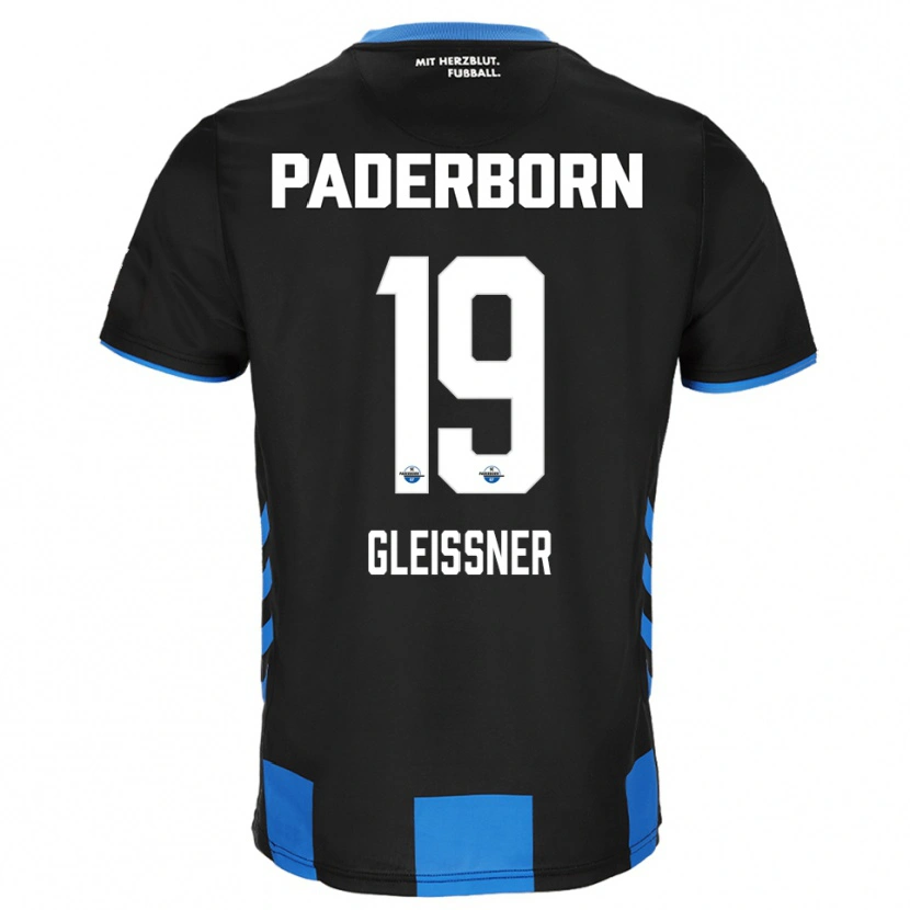 Danxen Kinder Kevin Gleissner #19 Schwarz Blau Heimtrikot Trikot 2025/26 T-Shirt Schweiz