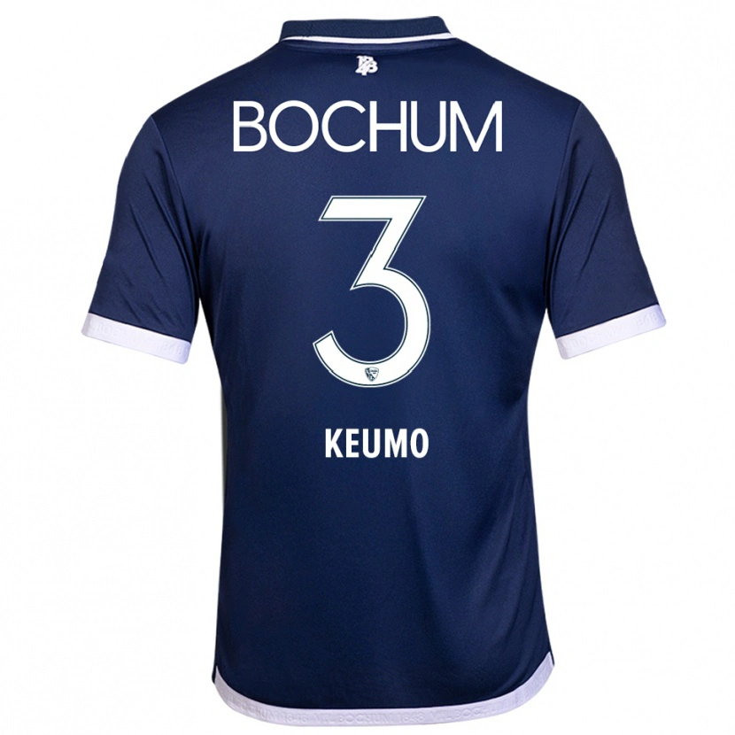Danxen Kinder Darnell Keumo #3 Marineblau Weiß Heimtrikot Trikot 2025/26 T-Shirt Schweiz
