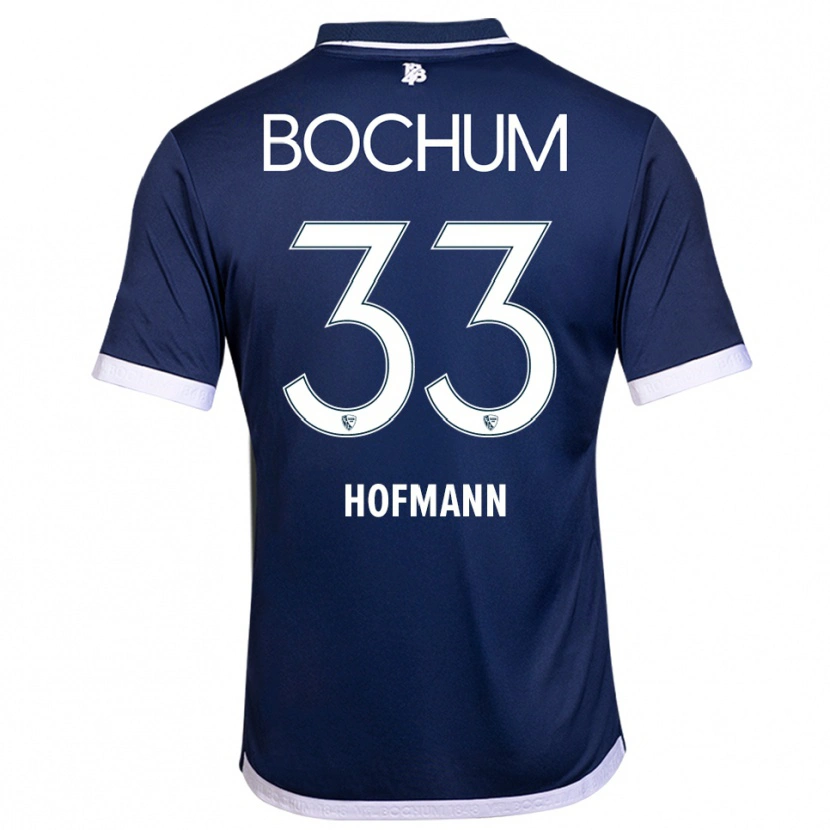 Danxen Kinder Philipp Hofmann #33 Marineblau Weiß Heimtrikot Trikot 2025/26 T-Shirt Schweiz