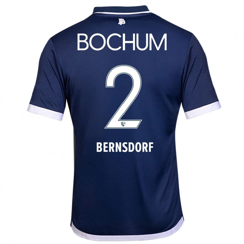 Danxen Kinder Luca Bernsdorf #2 Marineblau Weiß Heimtrikot Trikot 2025/26 T-Shirt Schweiz