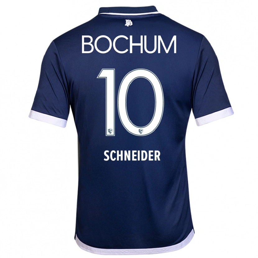 Danxen Kinder Ruben Schneider #10 Marineblau Weiß Heimtrikot Trikot 2025/26 T-Shirt Schweiz