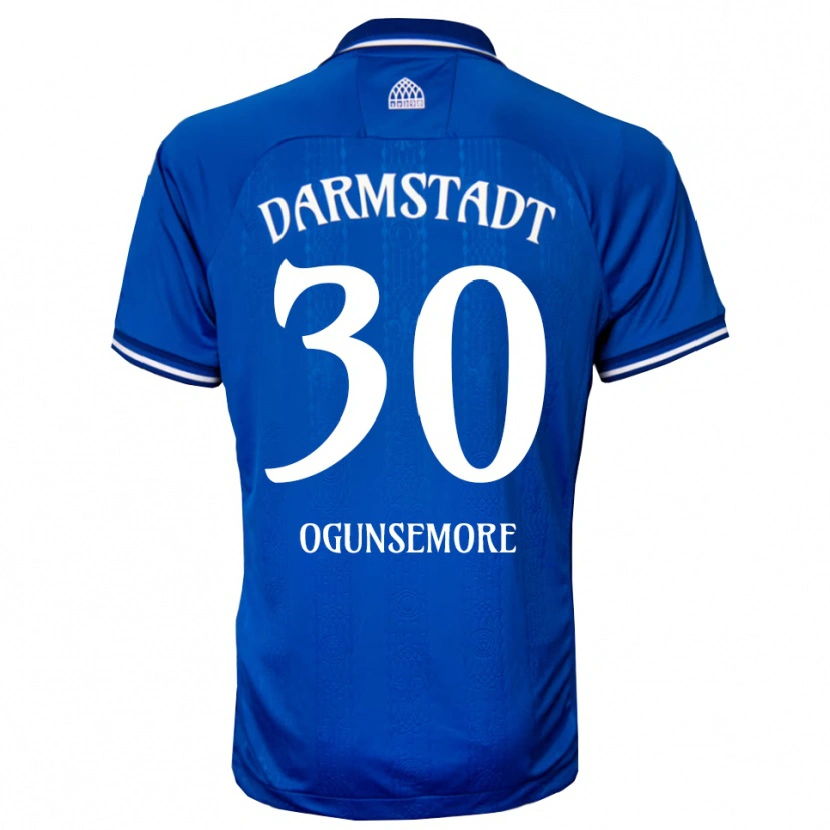 Danxen Kinder Malakai Ogunsemore #30 Blau Weiß Heimtrikot Trikot 2025/26 T-Shirt Schweiz