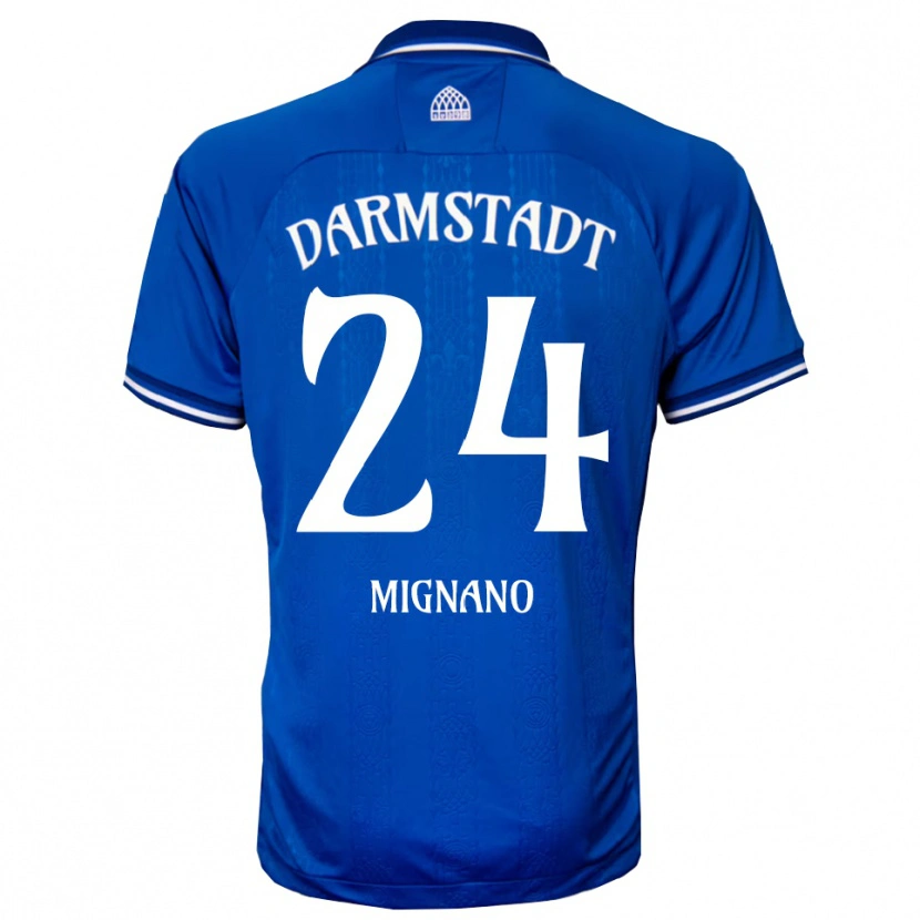 Danxen Kinder Luigi Mignano #24 Blau Weiß Heimtrikot Trikot 2025/26 T-Shirt Schweiz