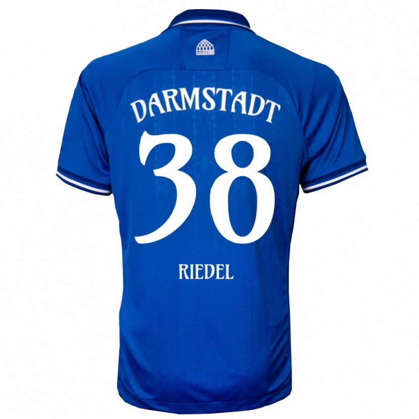 Danxen Kinder Clemens Riedel #38 Blau Weiß Heimtrikot Trikot 2025/26 T-Shirt Schweiz
