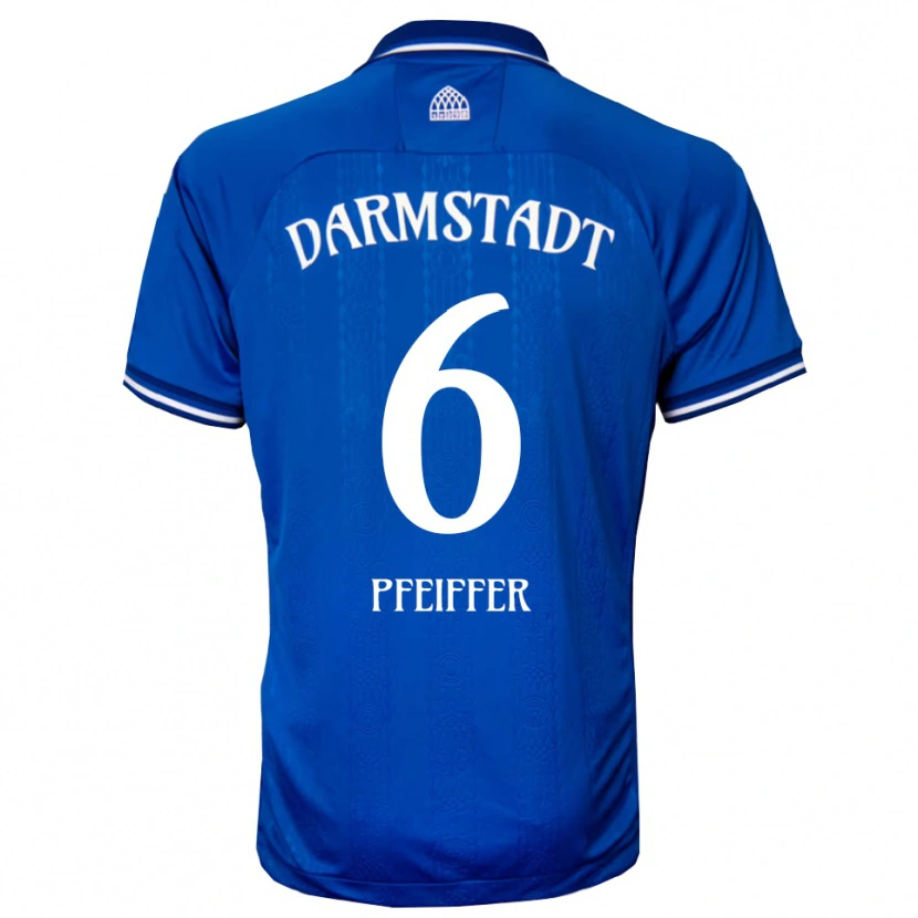 Danxen Kinder Patric Pfeiffer #6 Blau Weiß Heimtrikot Trikot 2025/26 T-Shirt Schweiz