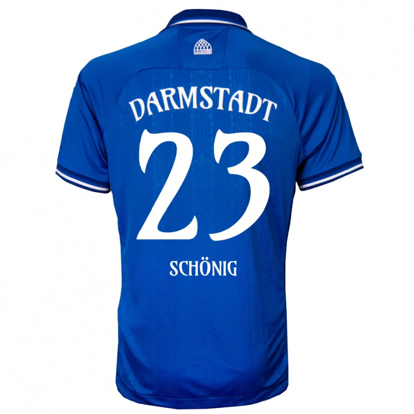 Danxen Kinder Mauritius Schönig #23 Blau Weiß Heimtrikot Trikot 2025/26 T-Shirt Schweiz