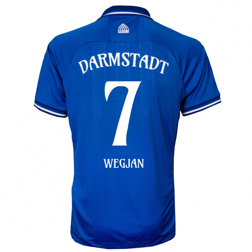 Danxen Kinder Jesse Wegjan #7 Blau Weiß Heimtrikot Trikot 2025/26 T-Shirt Schweiz