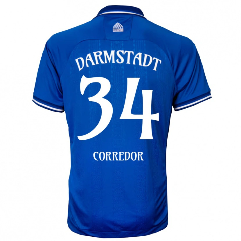 Danxen Kinder Killian Corredor #34 Blau Weiß Heimtrikot Trikot 2025/26 T-Shirt Schweiz