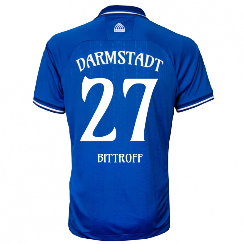 Danxen Kinder Maurice Bittroff #27 Blau Weiß Heimtrikot Trikot 2025/26 T-Shirt Schweiz