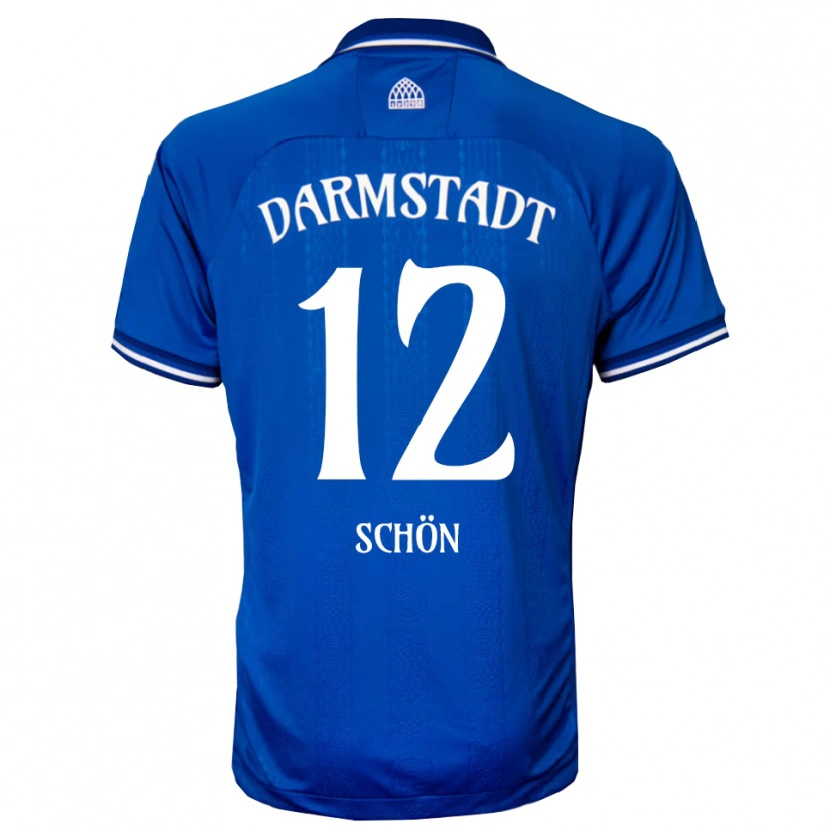 Danxen Kinder Lars Schön #12 Blau Weiß Heimtrikot Trikot 2025/26 T-Shirt Schweiz