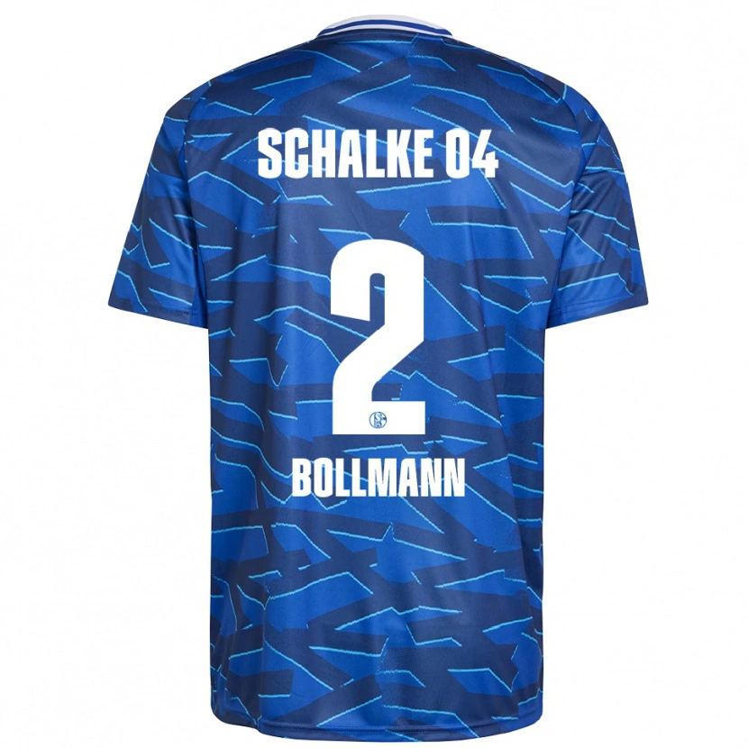 Danxen Kinder Nathalie Bollmann #2 Königsblau Weiß Heimtrikot Trikot 2025/26 T-Shirt Schweiz