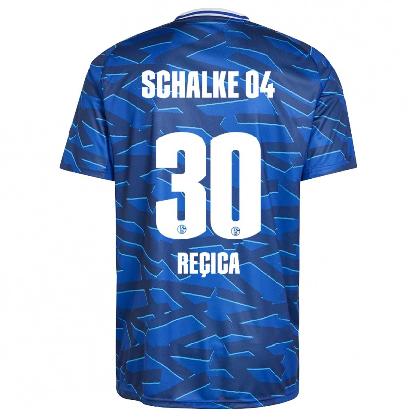 Danxen Kinder Besjana Reçica #30 Königsblau Weiß Heimtrikot Trikot 2025/26 T-Shirt Schweiz