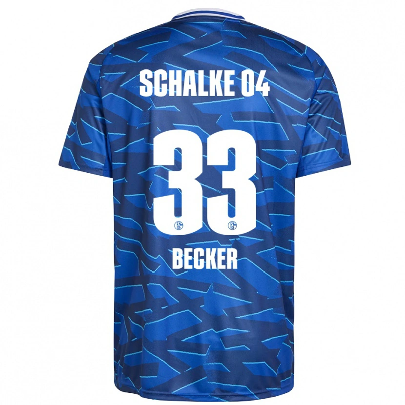 Danxen Kinder Vitalie Becker #33 Königsblau Weiß Heimtrikot Trikot 2025/26 T-Shirt Schweiz