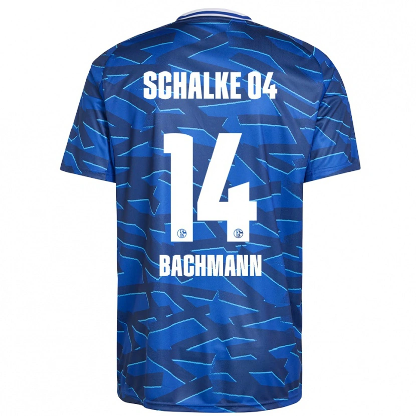Danxen Kinder Janik Bachmann #14 Königsblau Weiß Heimtrikot Trikot 2025/26 T-Shirt Schweiz