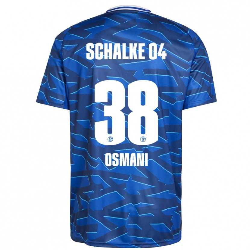Danxen Kinder Tristan Osmani #38 Königsblau Weiß Heimtrikot Trikot 2025/26 T-Shirt Schweiz