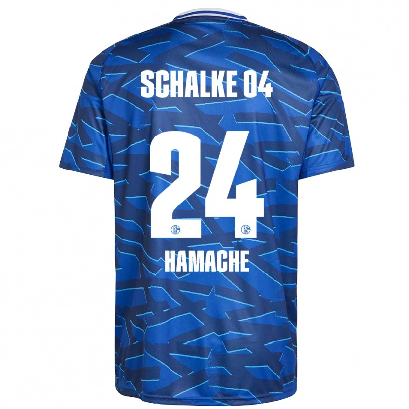 Danxen Kinder Ilyes Hamache #24 Königsblau Weiß Heimtrikot Trikot 2025/26 T-Shirt Schweiz