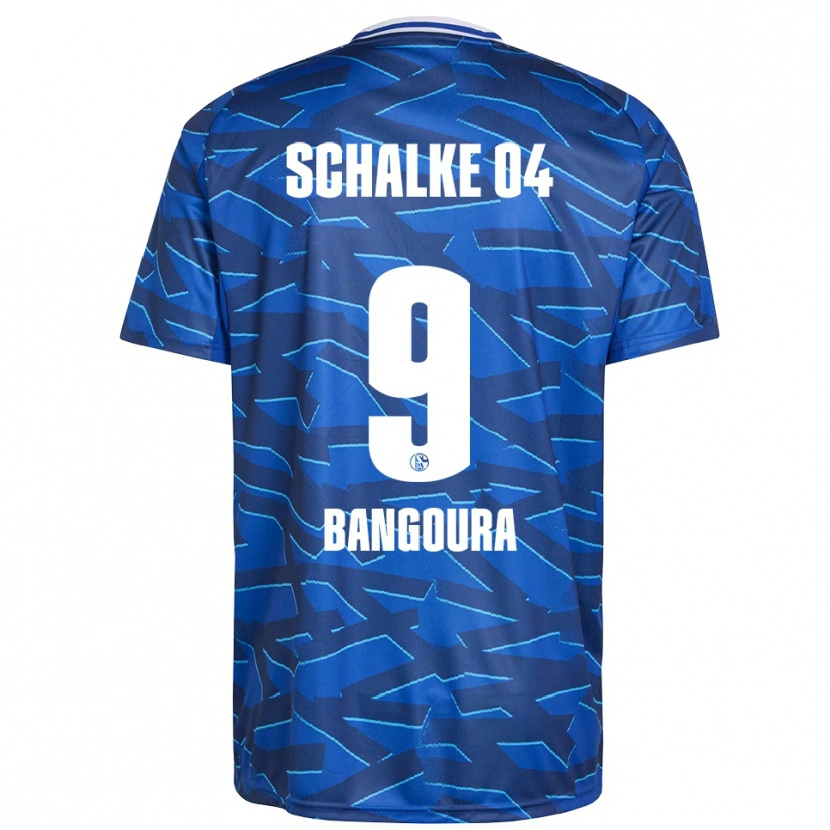 Danxen Kinder Aboubacar Bangoura #9 Königsblau Weiß Heimtrikot Trikot 2025/26 T-Shirt Schweiz