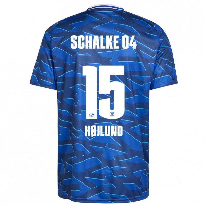 Danxen Kinder Emil Højlund #15 Königsblau Weiß Heimtrikot Trikot 2025/26 T-Shirt Schweiz