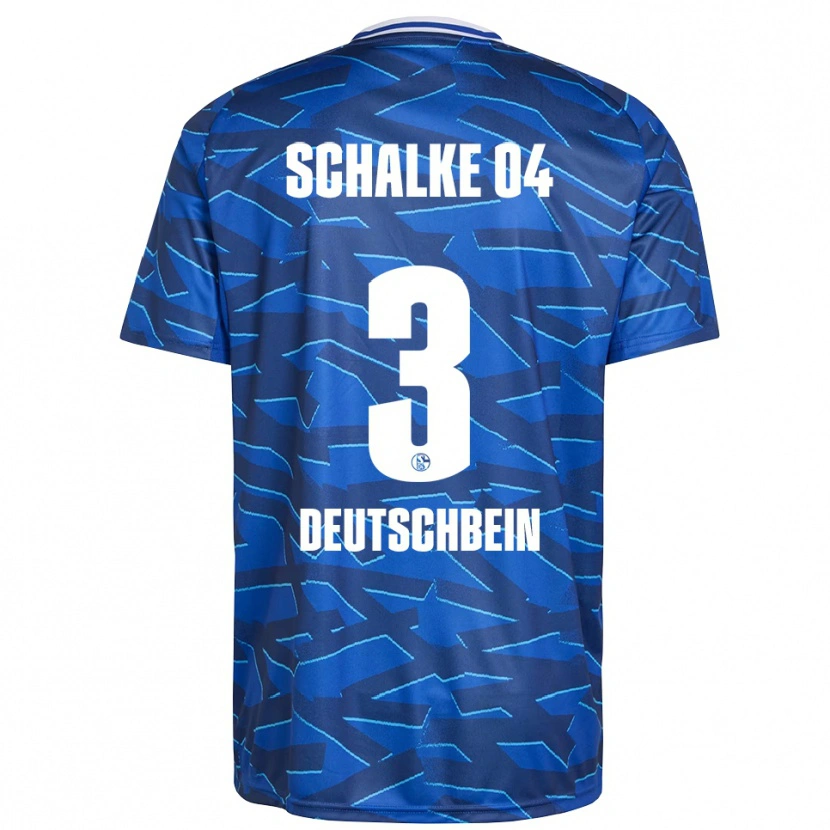 Danxen Kinder Lasse Deutschbein #3 Königsblau Weiß Heimtrikot Trikot 2025/26 T-Shirt Schweiz