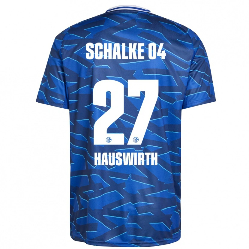 Danxen Kinder Max Hauswirth #27 Königsblau Weiß Heimtrikot Trikot 2025/26 T-Shirt Schweiz