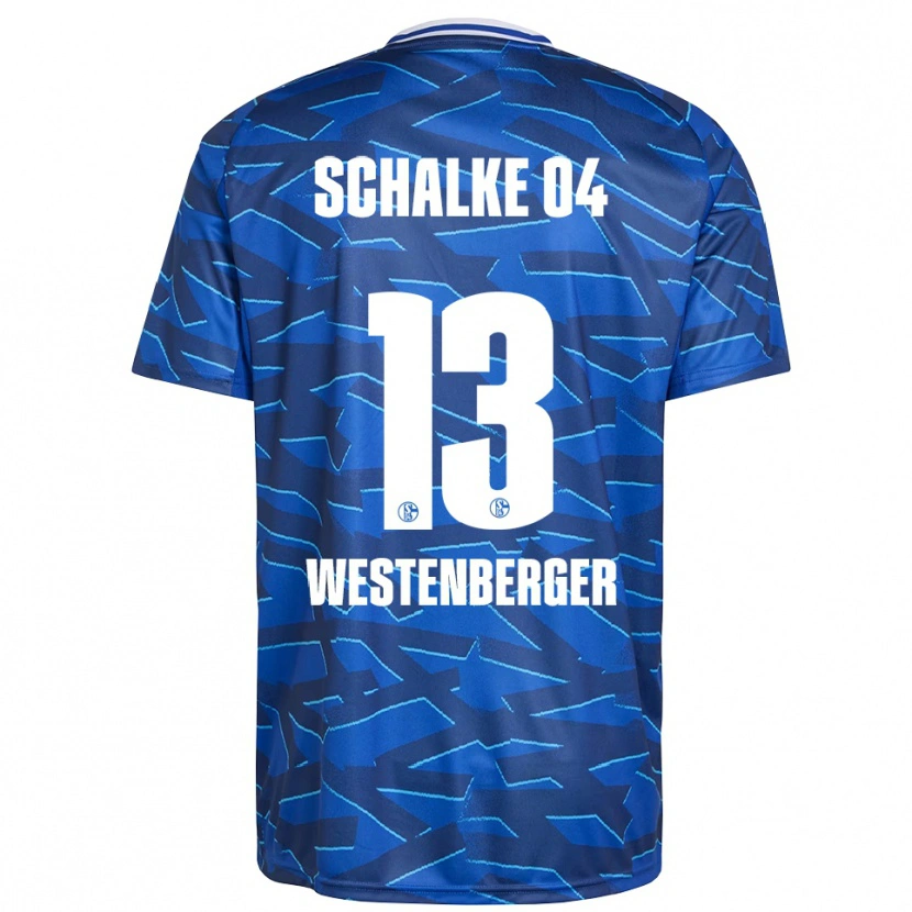 Danxen Kinder Noel Westenberger #13 Königsblau Weiß Heimtrikot Trikot 2025/26 T-Shirt Schweiz