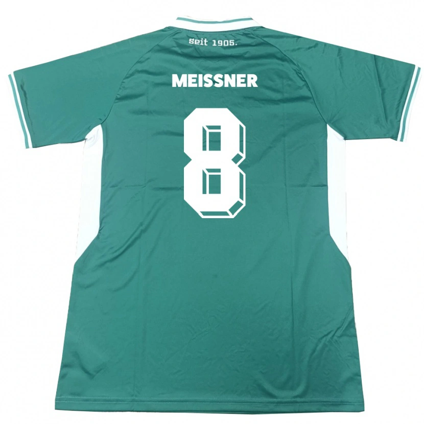 Danxen Kinder Thomas Meißner #8 Grün Weiß Heimtrikot Trikot 2025/26 T-Shirt Schweiz