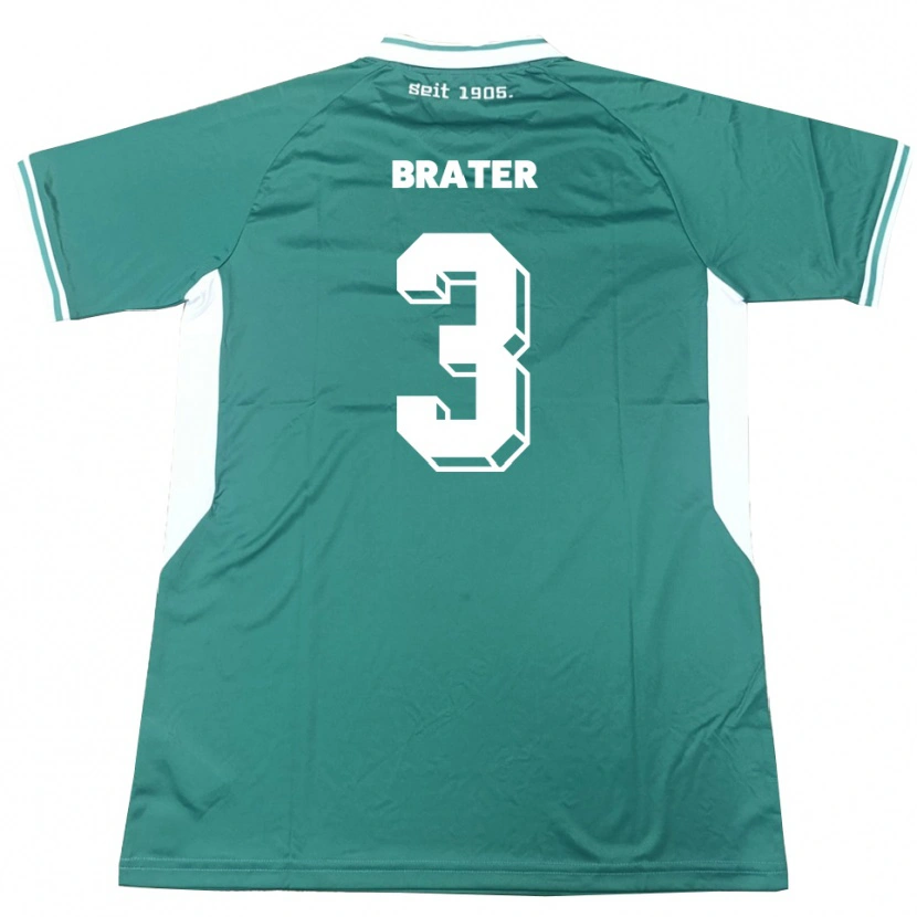 Danxen Kinder Janis Brater #3 Grün Weiß Heimtrikot Trikot 2025/26 T-Shirt Schweiz