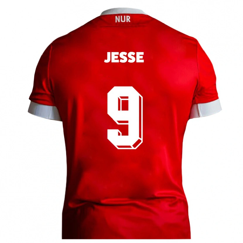 Danxen Kinder Lennard Jesse #9 Rot Weiß Heimtrikot Trikot 2025/26 T-Shirt Schweiz