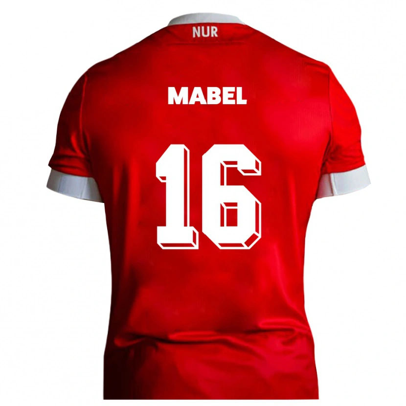 Danxen Kinder Steeve Mabel #16 Rot Weiß Heimtrikot Trikot 2025/26 T-Shirt Schweiz