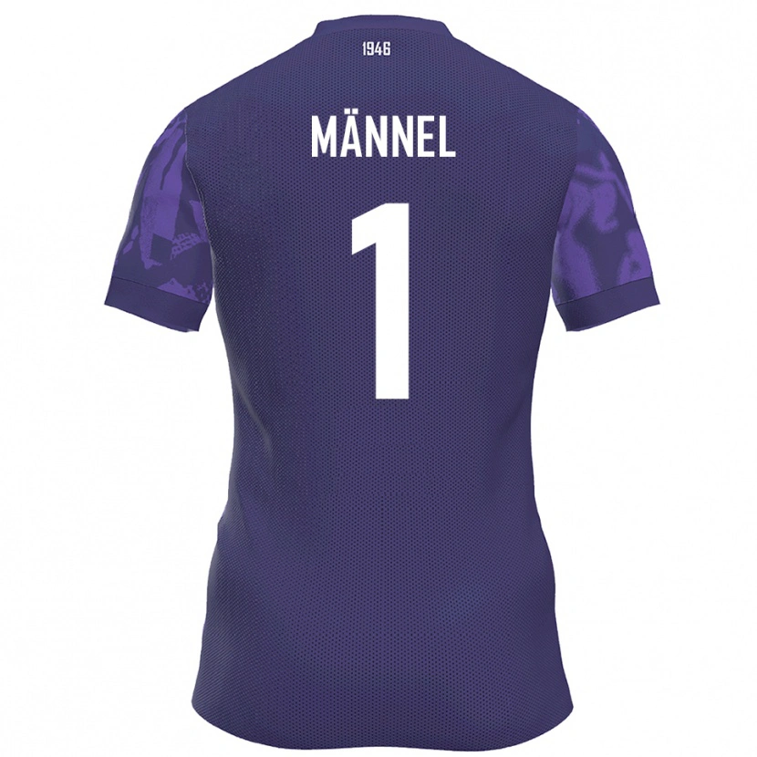 Danxen Kinder Martin Männel #1 Lila Weiß Heimtrikot Trikot 2025/26 T-Shirt Schweiz
