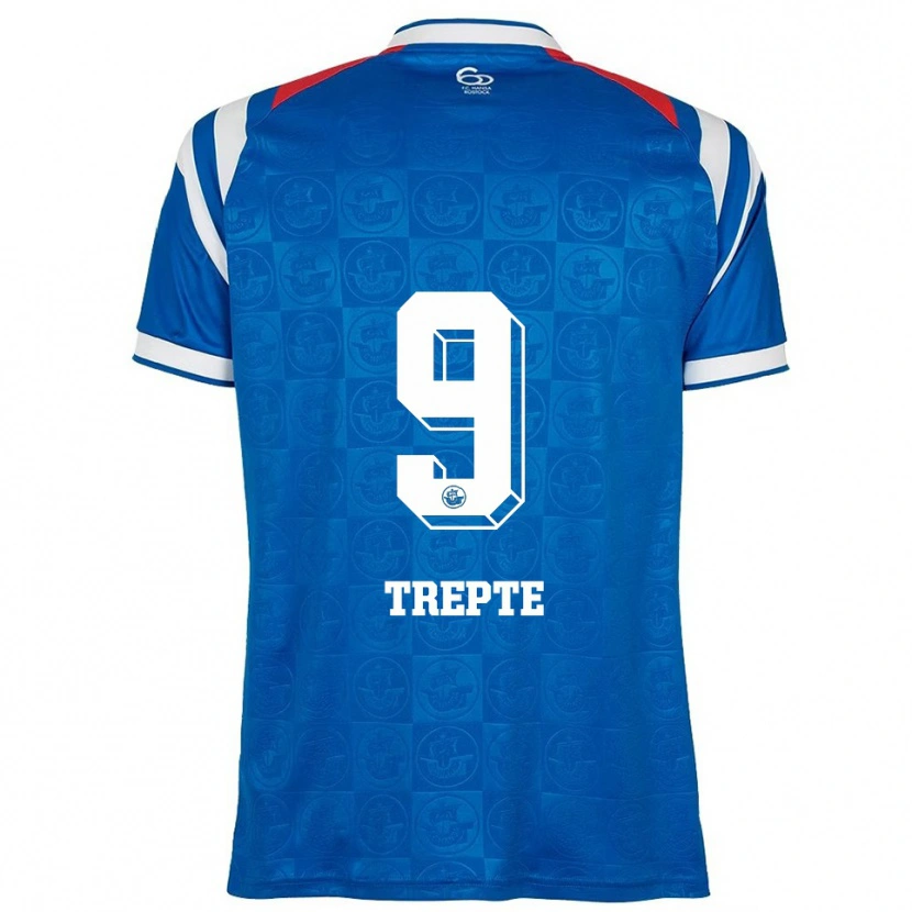 Danxen Kinder Neele Trepte #9 Blau Weiß Rot Heimtrikot Trikot 2025/26 T-Shirt Schweiz