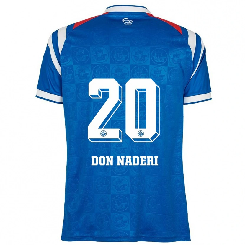 Danxen Kinder Ryan Naderi #20 Blau Weiß Rot Heimtrikot Trikot 2025/26 T-Shirt Schweiz