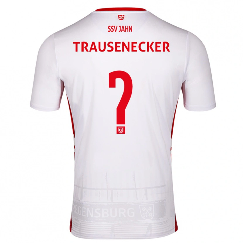 Danxen Kinder Bastian Trausenecker #0 Weiß Rot Heimtrikot Trikot 2025/26 T-Shirt Schweiz