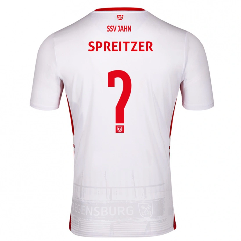 Danxen Kinder Simon Spreitzer #0 Weiß Rot Heimtrikot Trikot 2025/26 T-Shirt Schweiz