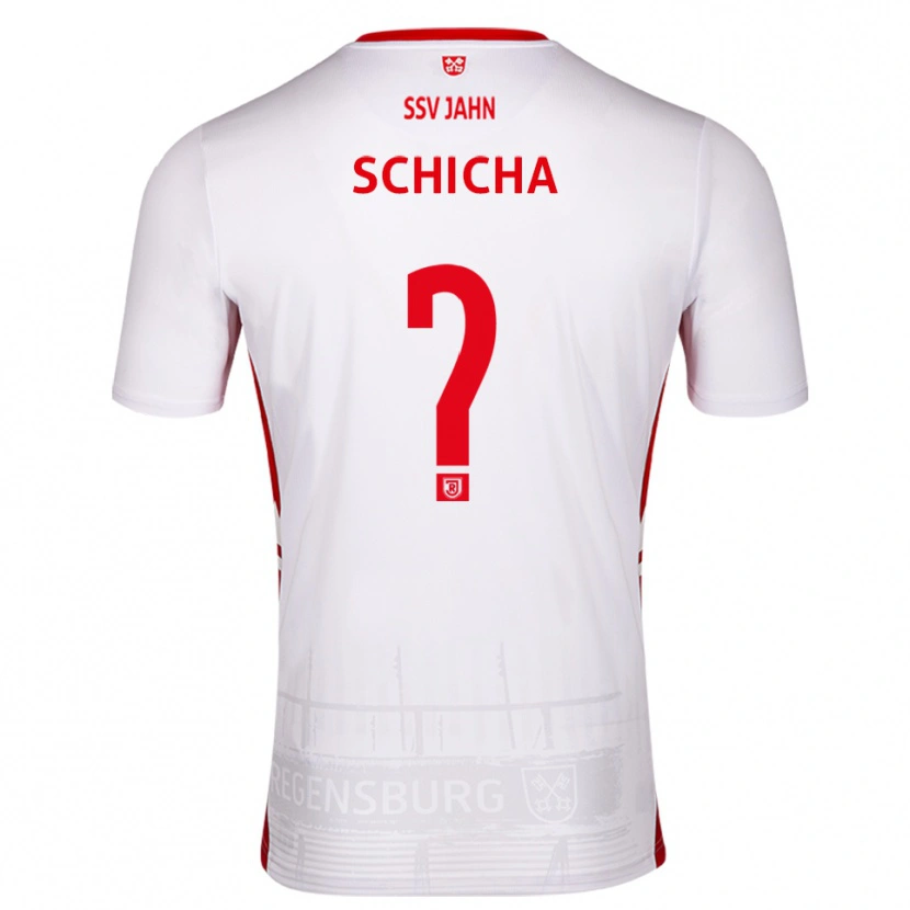 Danxen Kinder Niklas Schicha #0 Weiß Rot Heimtrikot Trikot 2025/26 T-Shirt Schweiz