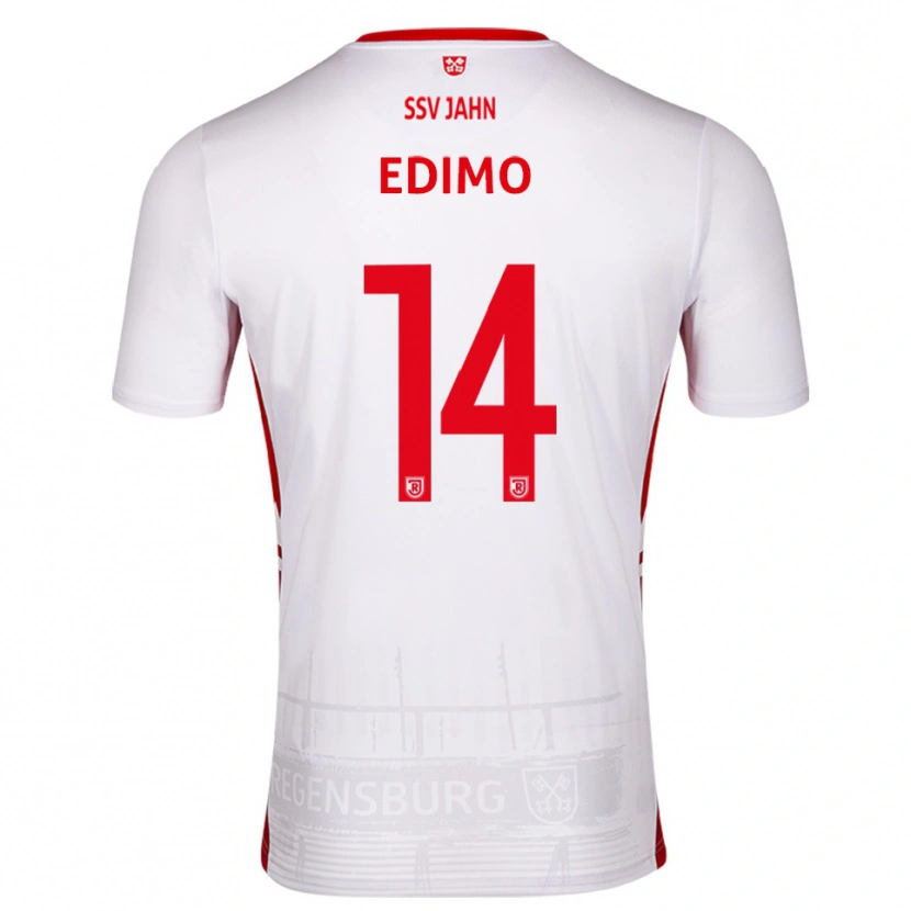 Danxen Kinder Linroy Edimo #14 Weiß Rot Heimtrikot Trikot 2025/26 T-Shirt Schweiz