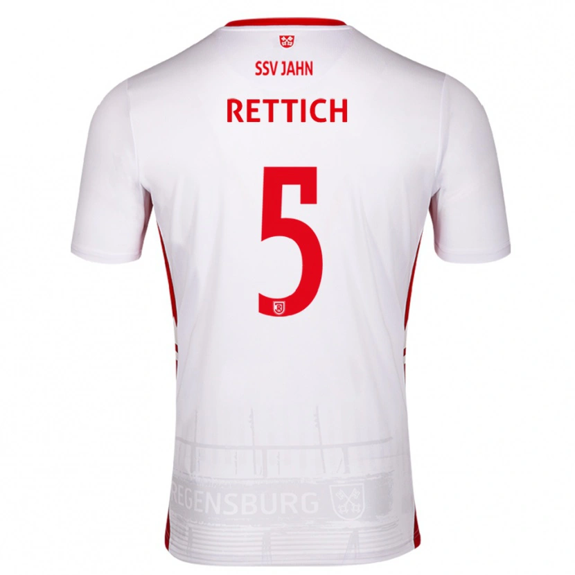 Danxen Kinder Noa Rettich #5 Weiß Rot Heimtrikot Trikot 2025/26 T-Shirt Schweiz