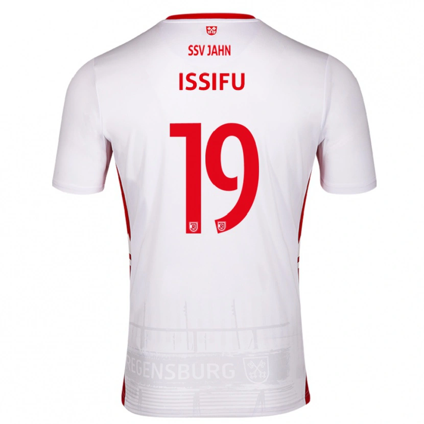 Danxen Kinder Hakim Issifu #19 Weiß Rot Heimtrikot Trikot 2025/26 T-Shirt Schweiz